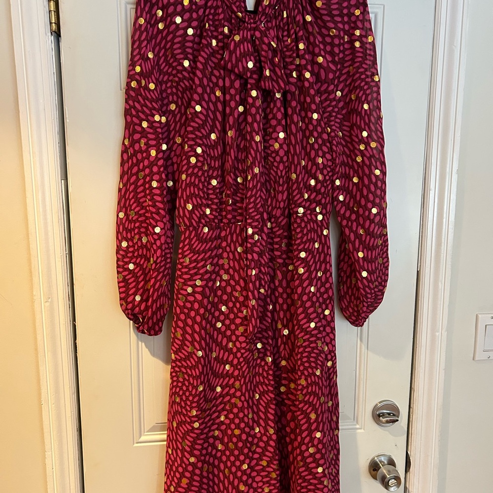 Elegant Polka Dot Dress